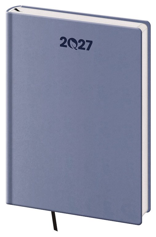PRINT CLASSIC (matná koženka) - Týdenní diář A5 ECO Lavender