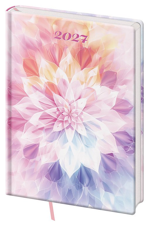 PRINT CLASSIC (matná koženka) - Týdenní diář A5 Vario Lyra Aura