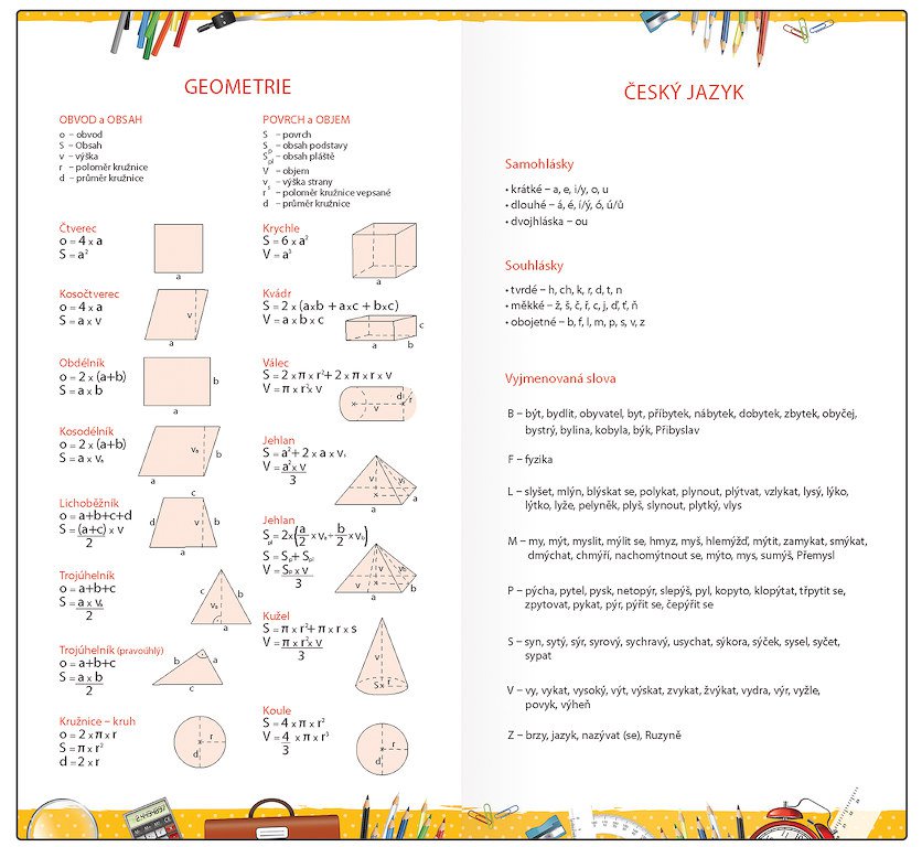 Školní diáře - Diář Školák Craftgirl 2026/27 - české kalendárium