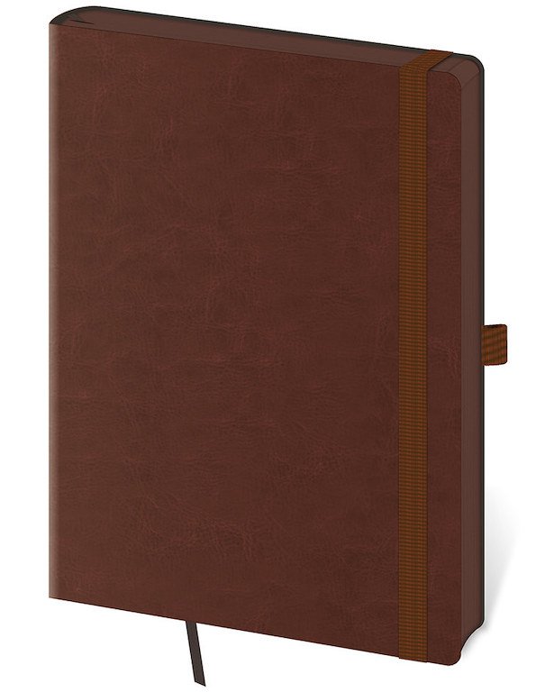 Flip - Notebook Memory L dot grid Brown