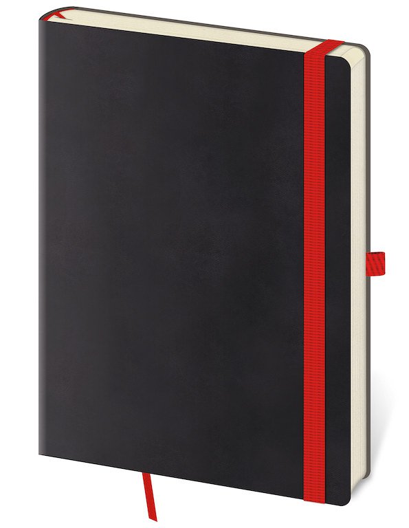 Notizbuch Flexies L liniert Black