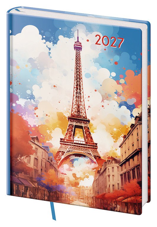 Týdenní diář B6 Vario Lyra Paris