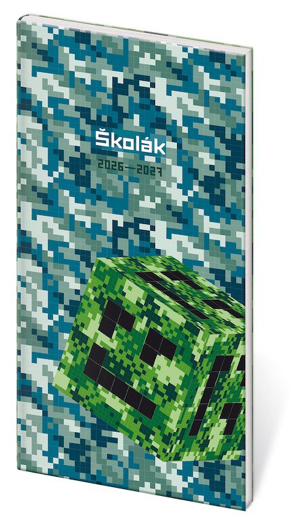 Diáře 2027, plánovací diáře - Diář Školák Craftboy 2026/27 - české kalendárium