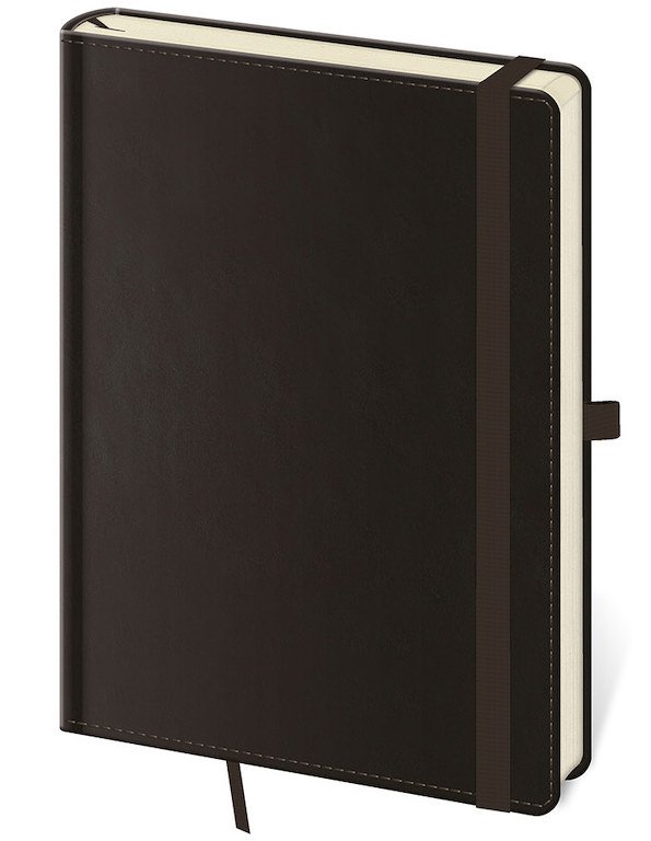 Notizbücher - Notizbuch Double Black L punktraster
