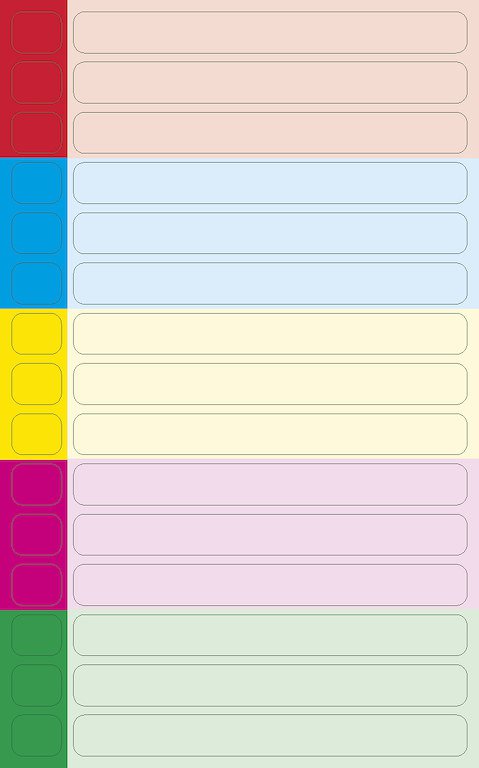 Mit Gummiband - Notizbuch Flexies L liniert Petrol Violet