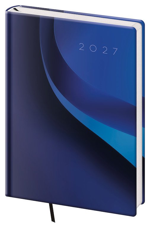 Diáře 2027, plánovací diáře - Týdenní diář A5 Vario Blue wave