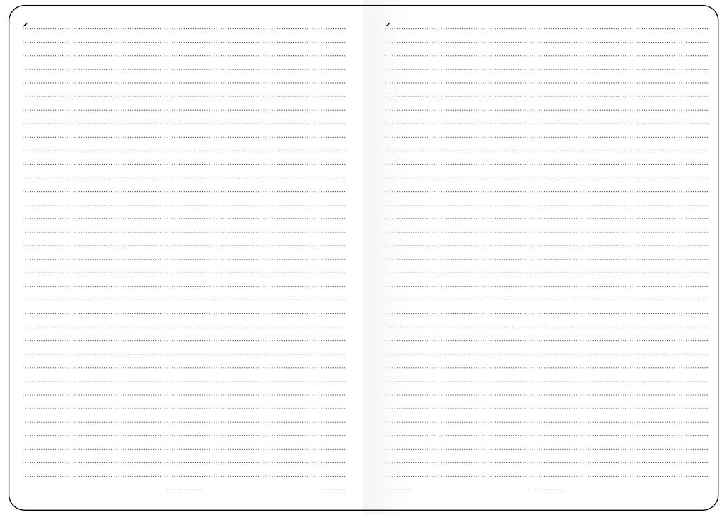 Notizbücher - Notizbuch Vario XL liniert - NIGHT DESIGN