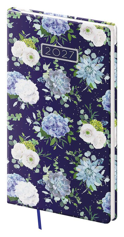 Kapesní diáře Napoli - Kapesní diář A6 Vario Lyra Floral