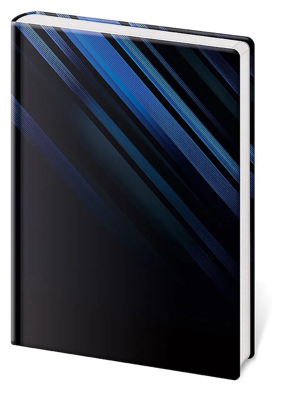 Flip - Notizbuch Vario L liniert - Blue Steel