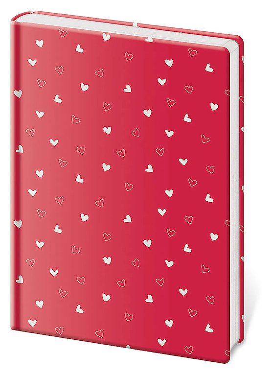 Flip - Notizbuch Vario L liniert - Hearts