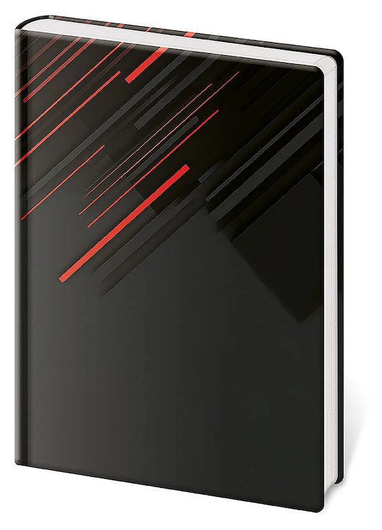 Zápisníky Black +, Double + - Linkovaný zápisník Vario L - Red Lines
