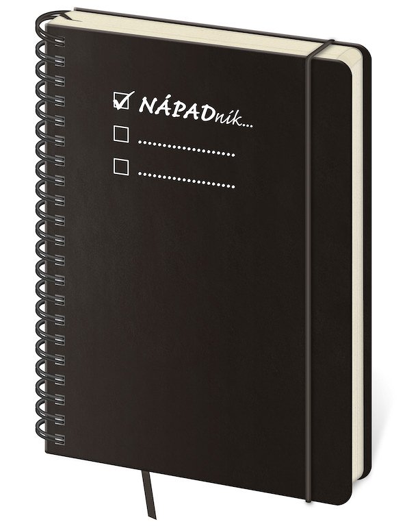 Notizbücher - Notizbuch Twin liniert L Nápadník schwarz