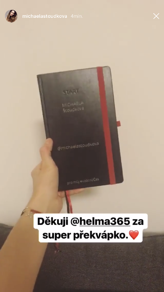 motivační deník 365 start s věnováním